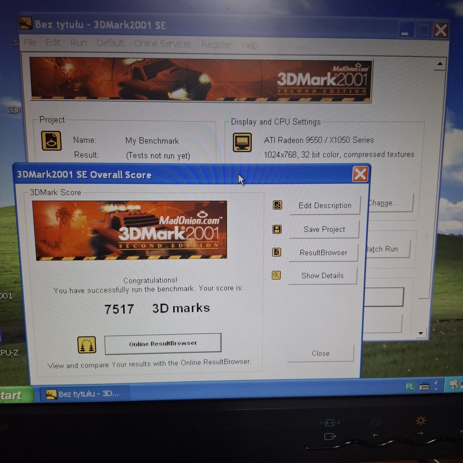 Sapphire Radeon 9550, 128mb AGP