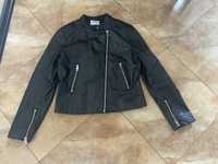 Женская кожанная черная куртка, Rinascimento, Италия, L, новая