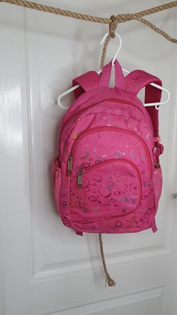 Mały różowy Plecak do szkoły na wycieczkę