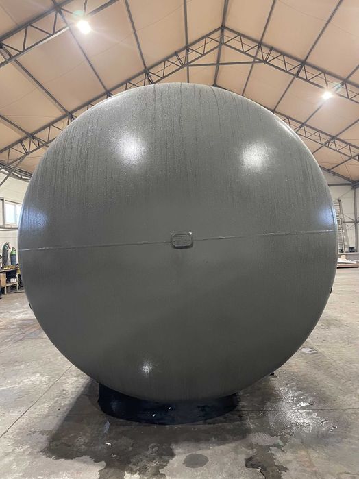 Zbiornik 60 000 litrów kolejowy ze stali na nogach