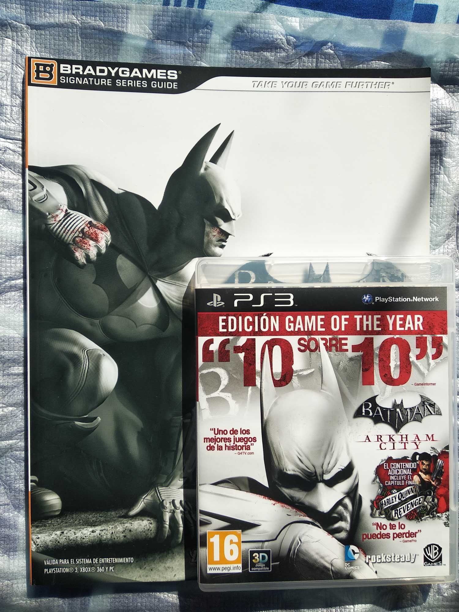 Batman Arkham City: Game of the Year Edition PS3 + Guia oficial