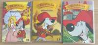 3 DVDs d'artacao - desenhos animados