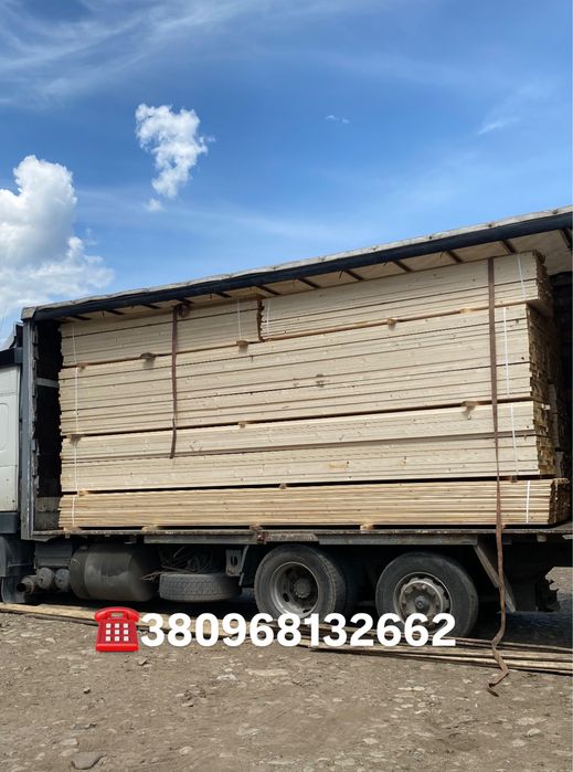 Пиломатеріали сухі строгані для каркасу, дошка стругана 25 45