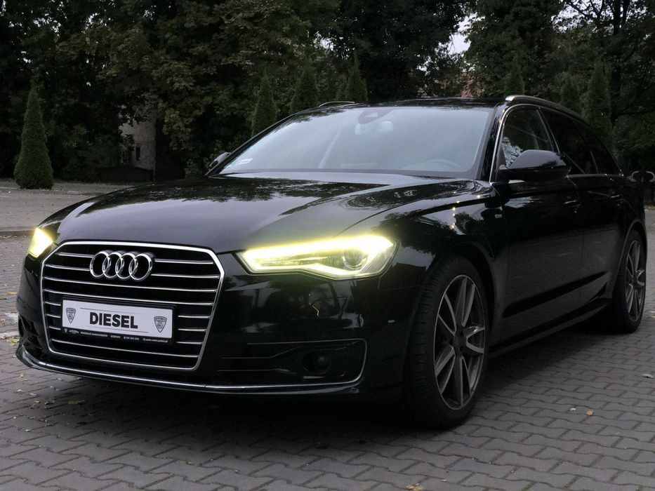 Audi A6 C7 LIFT 3.0 TDI Bezwypadkowy Automat Kamera ACC Skóry Pneumatyka NAVI