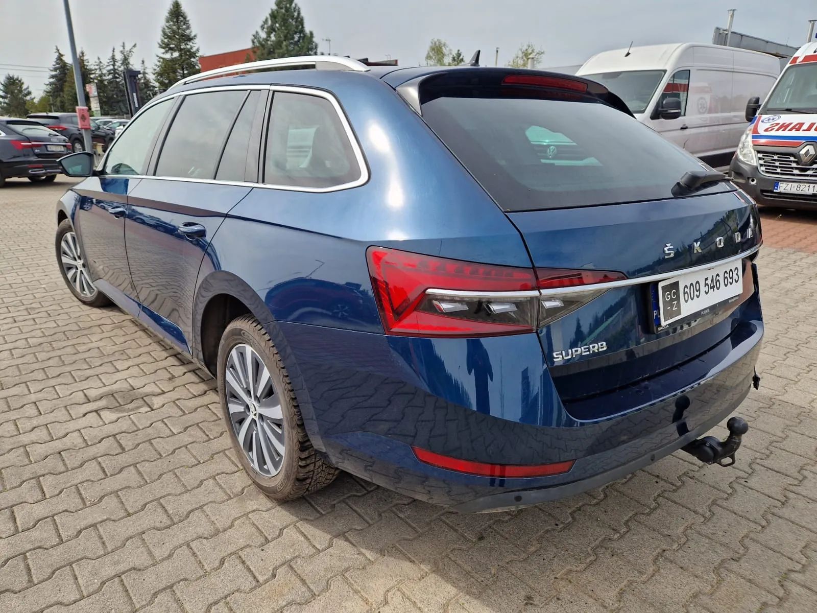 Skoda Superb 200KM Klimatronic podgrz. tylna kanapa Navi Salon PL FV23%