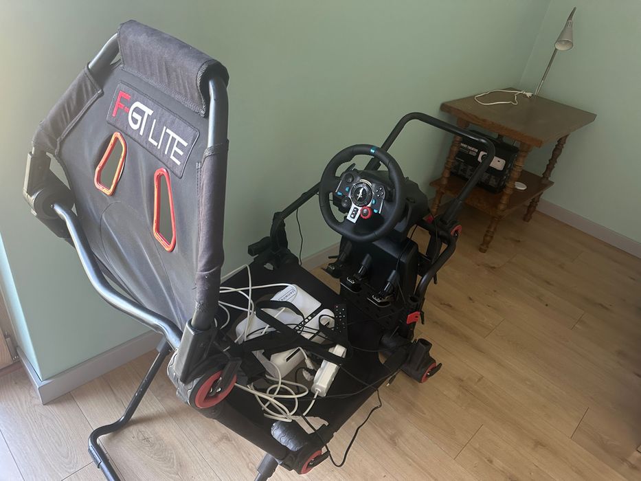 Kierownica Logitech g29 + fotel do gier ps4