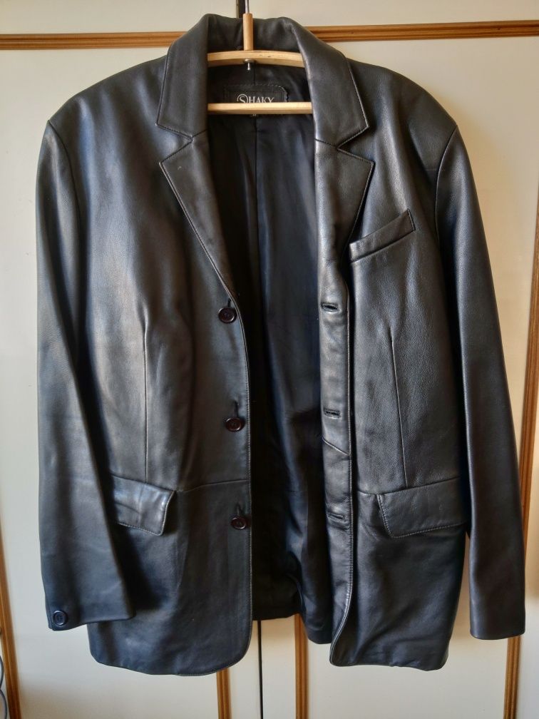 Продам мужской кожаный пиджак