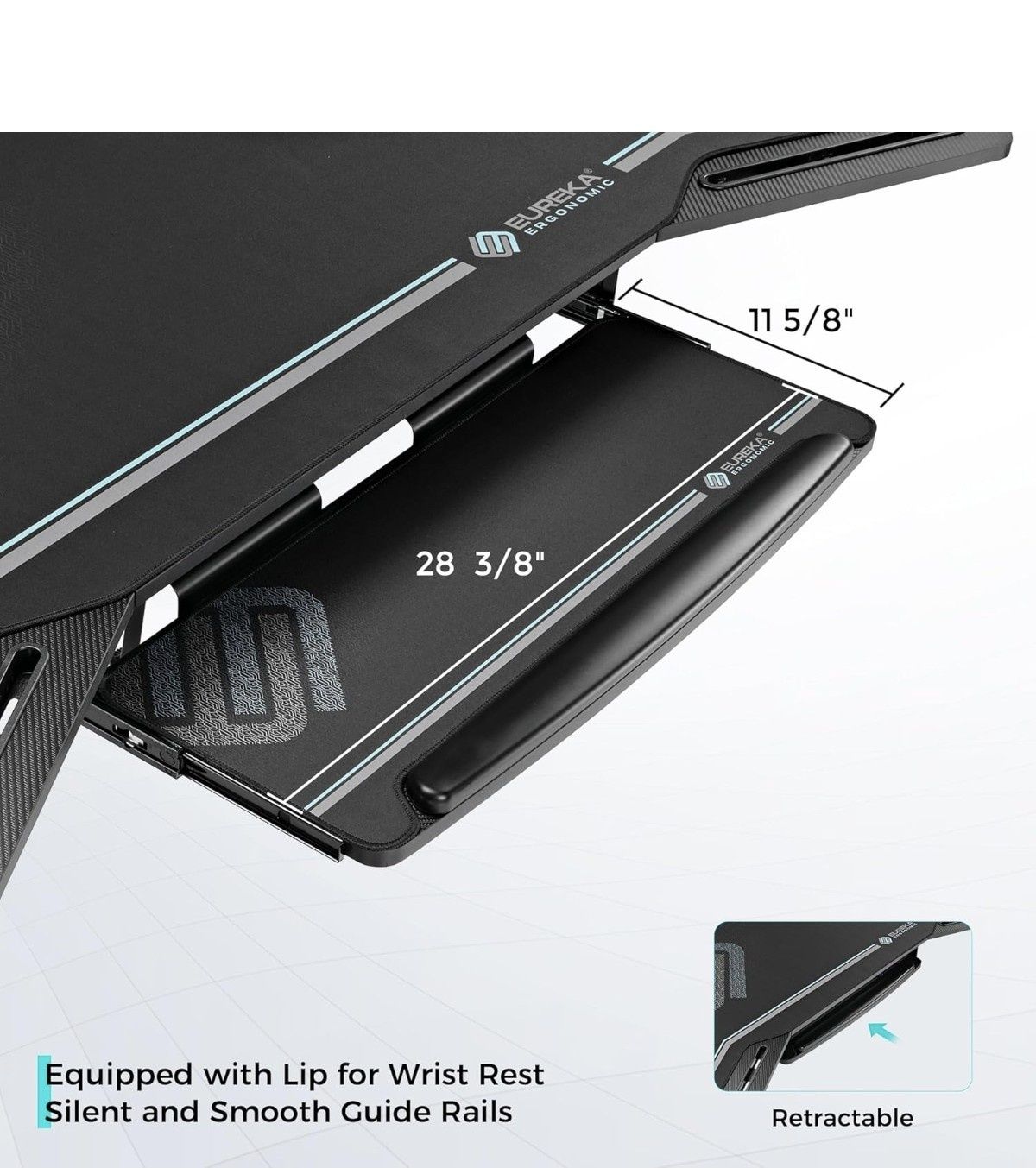Secretária Gaming EUREKA ERGONOMICS