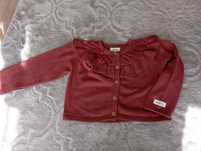 Bordowy sweterek newbie 80