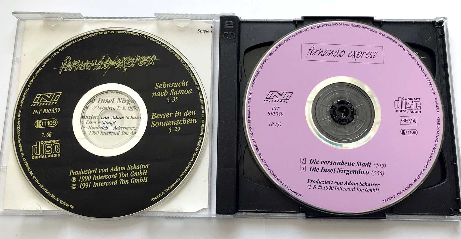 FERNANDO EXPRESS - Single CD - 1990 - 2CD
