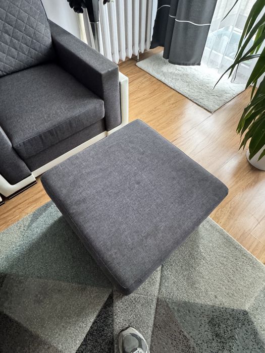 Narożnik plus fotel i pufa