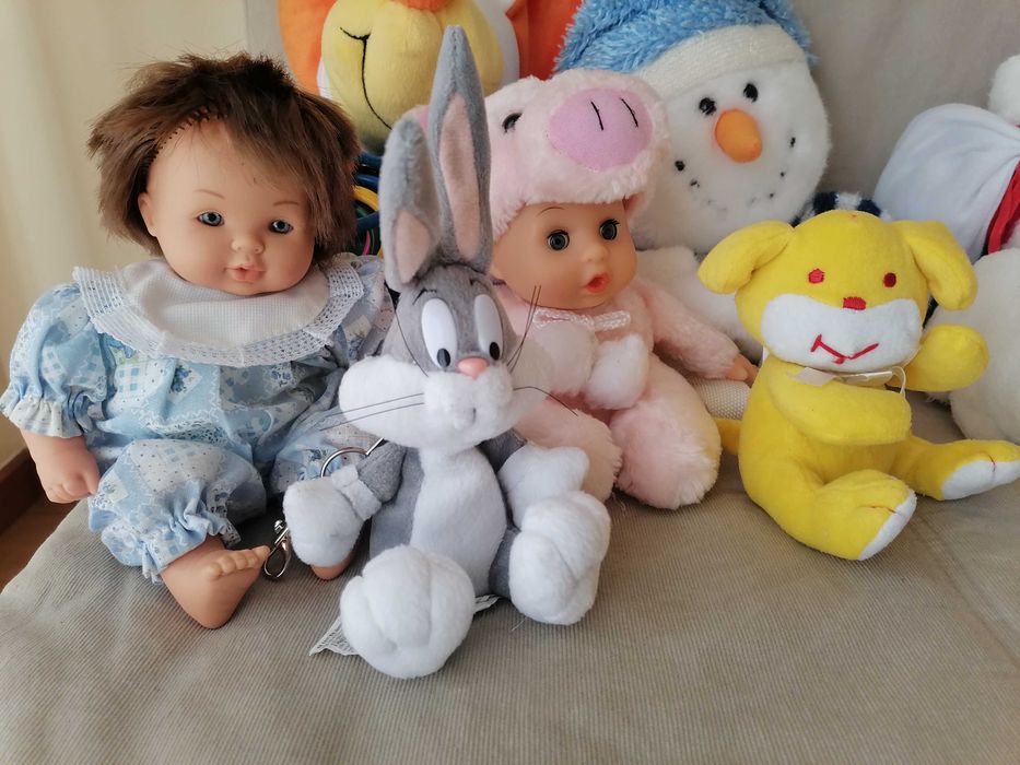 Peluches vários tamanhos