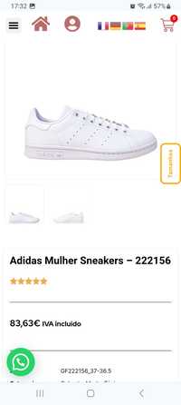 Adidas mulher sapatilha