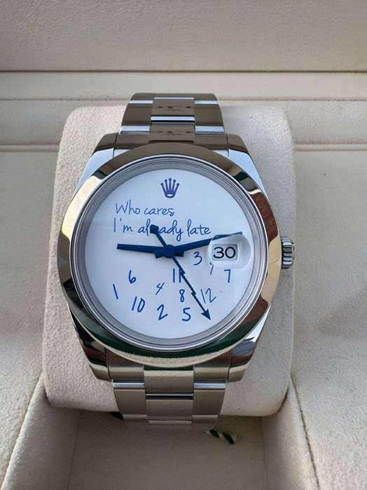 Годинник Rolex Date Just 41 / Кому какое дело, я уже опоздал