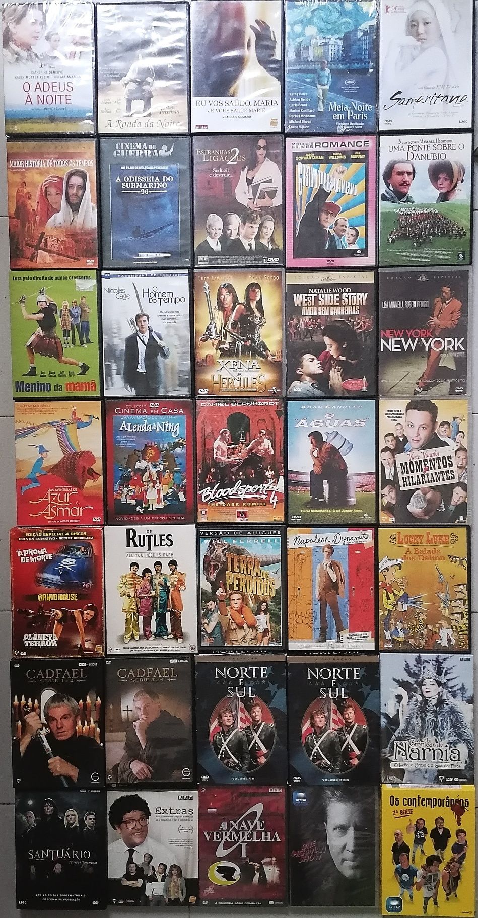 Lote de 185 DVD's originais (LOTE 36)