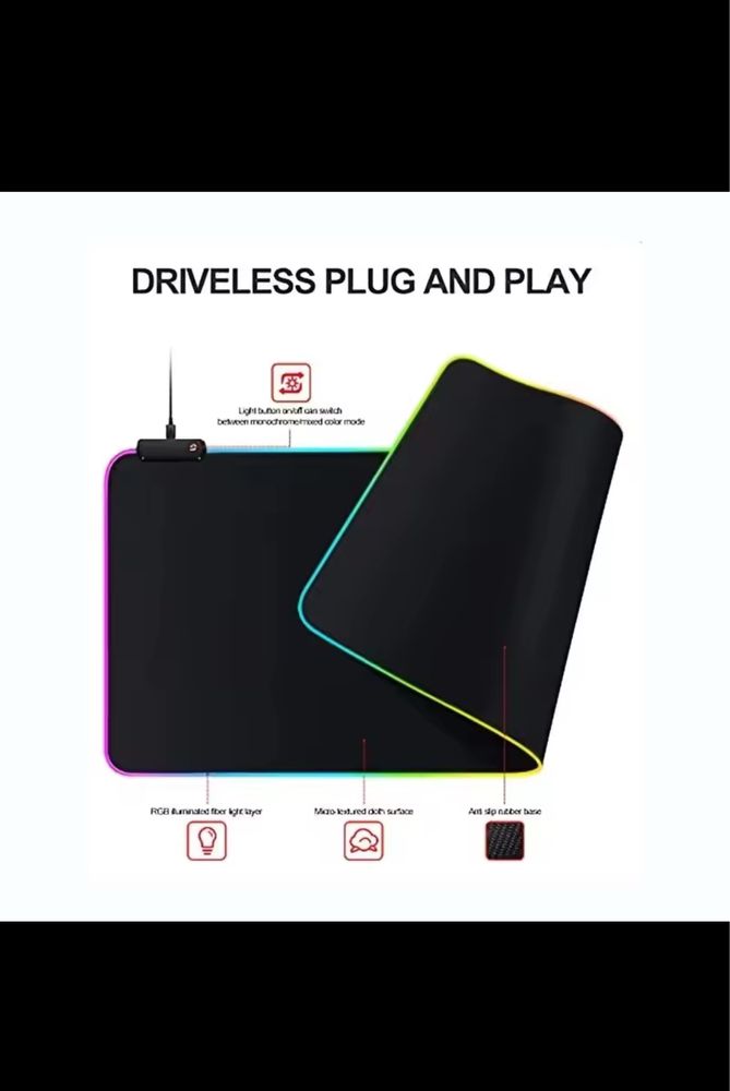 RGB коврик для мыши/клавиатуры
