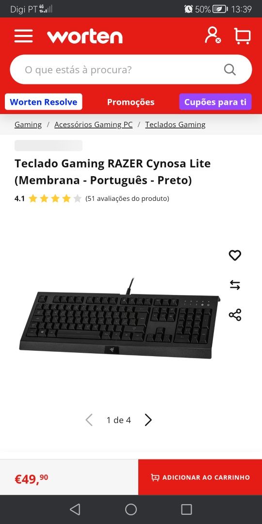 Vendo teclado razer, rato sem fios e headsets novos