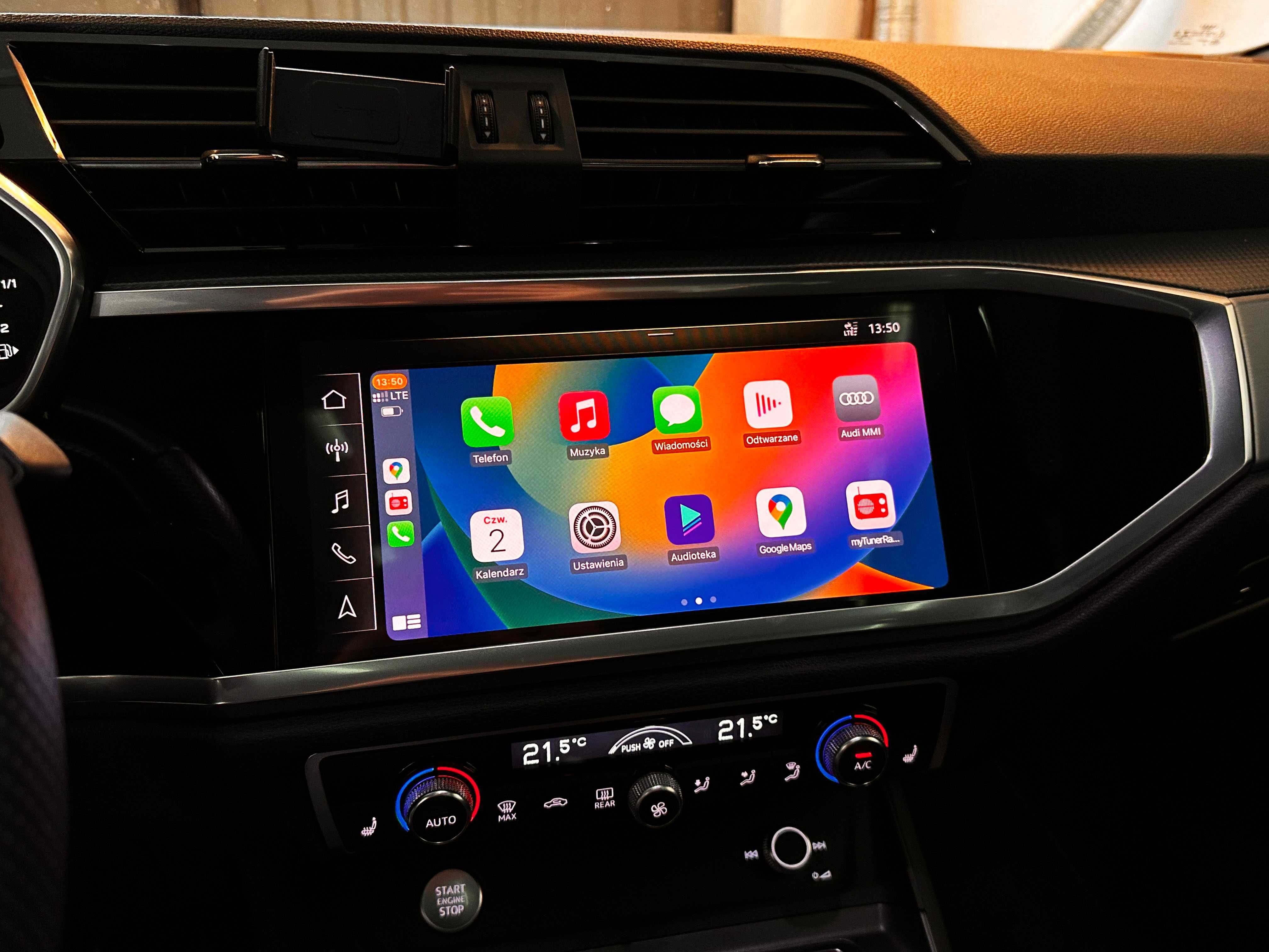 Audi A6 C8 A7 Q3 Q7 Q8 Apple Carplay Android Auto MH2p Porsche PL Menu