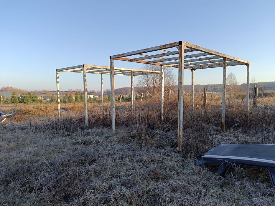 Rama kontener bardzo solidna wymia 6x3m wysokość 3m profil 10x10