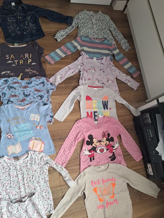 Paka zestaw ubranek dla dziewczynki 98 104