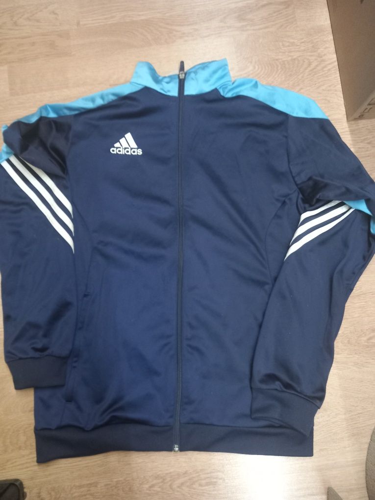 Bluza adidas M granatowa niebieska