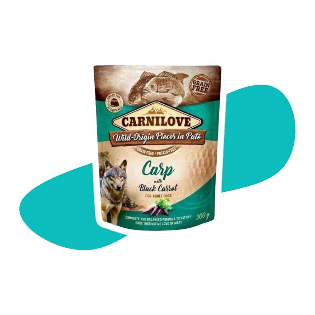 Carnilove Carp & Black carrot 10x300g Karp Marchewka