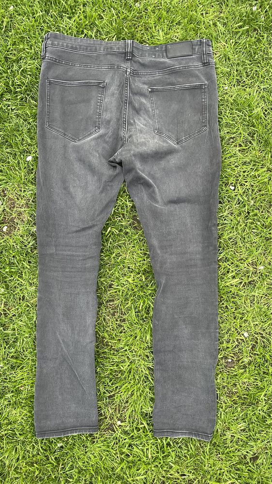 Spodnie jeansowe H&M slim regular waist EUR 48 Denim stan bdb M/L