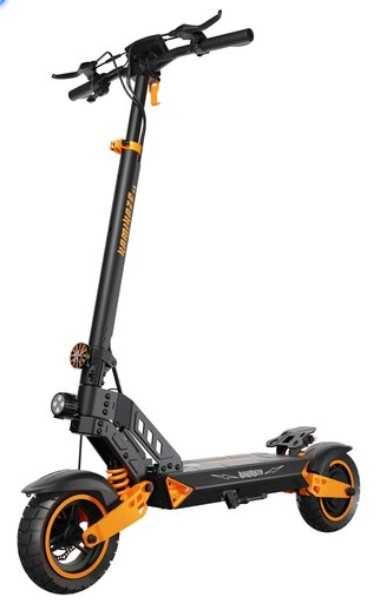 Hulajnoga elektryczna KAMIKAZE K1 60km 1000W 10" Czarny