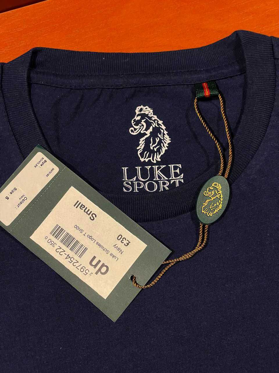 Luke sport scholes graphic t-shirt чоловіча футболка оригінал синя - S