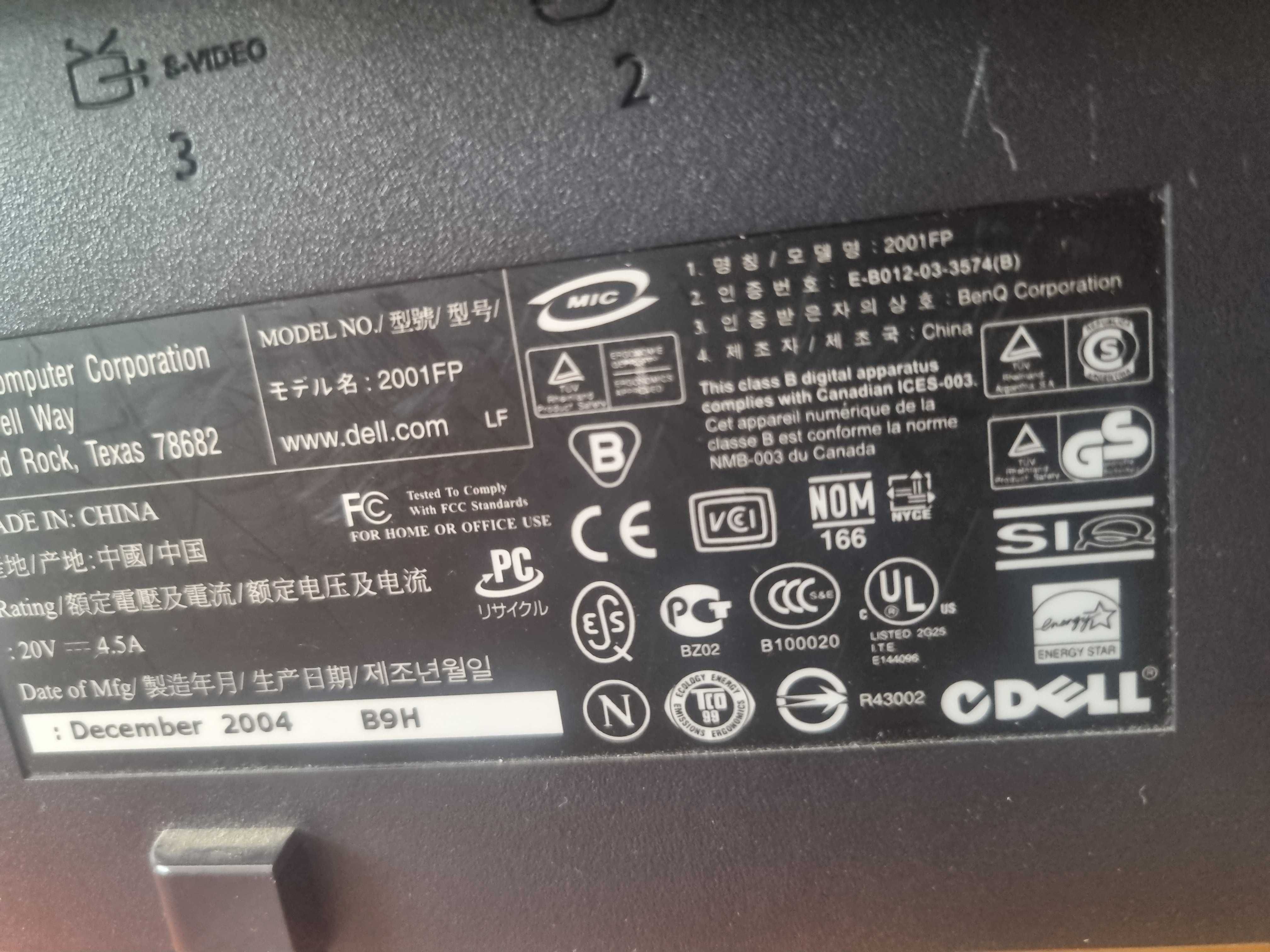 monitor dell texas 17 cali