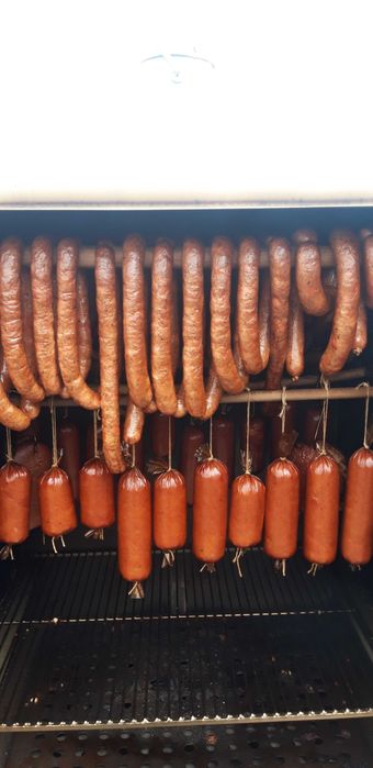 Wędzarnia metalowa solidna 90x70 cm używana