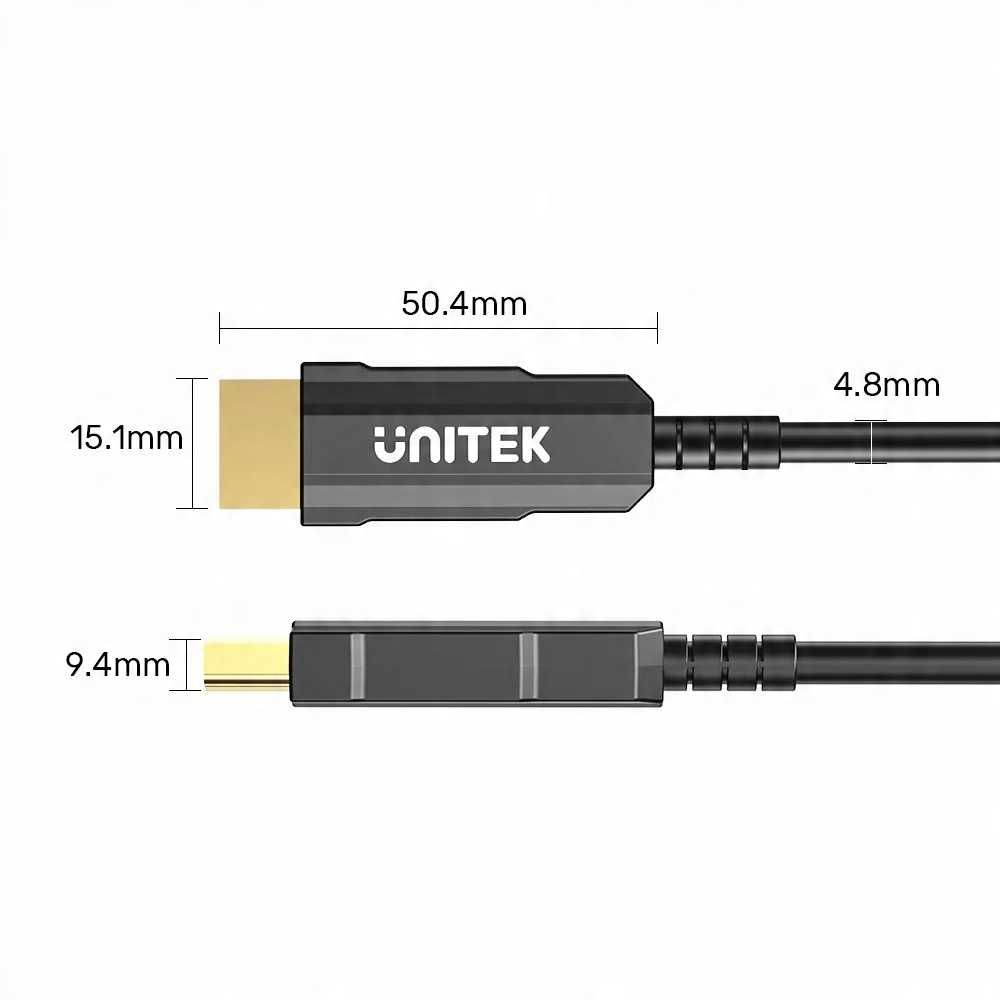 Kabel Unitek optyczny HDMI 2.0 AOC 4K 60Hz 30m