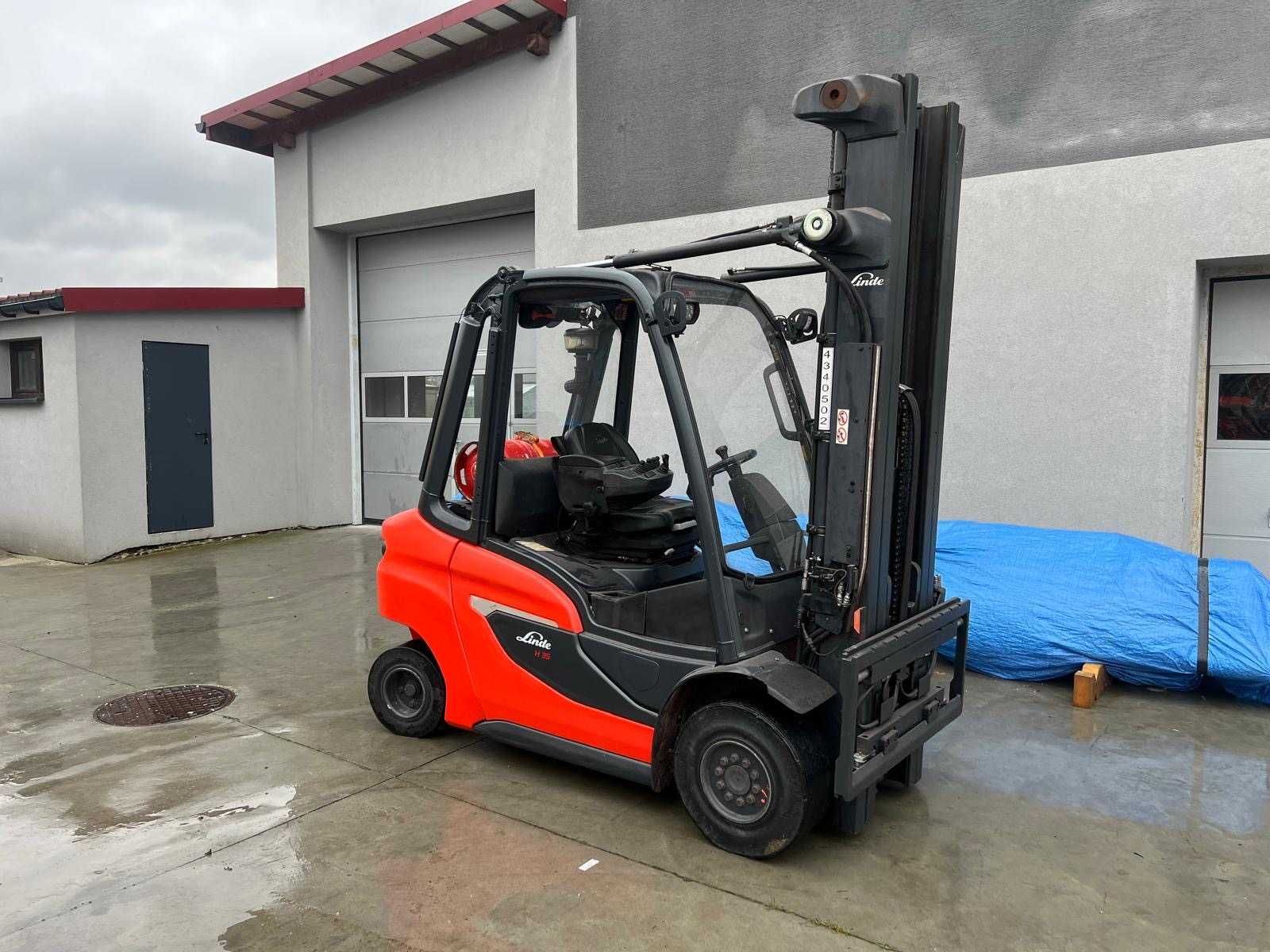 Wózek widłowy 2020 LINDE H35T lpg triplex widlak 392 393