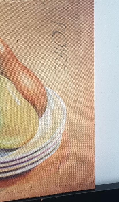 Obrazek na płótnie, trzy gruszki Walerie Sjodin