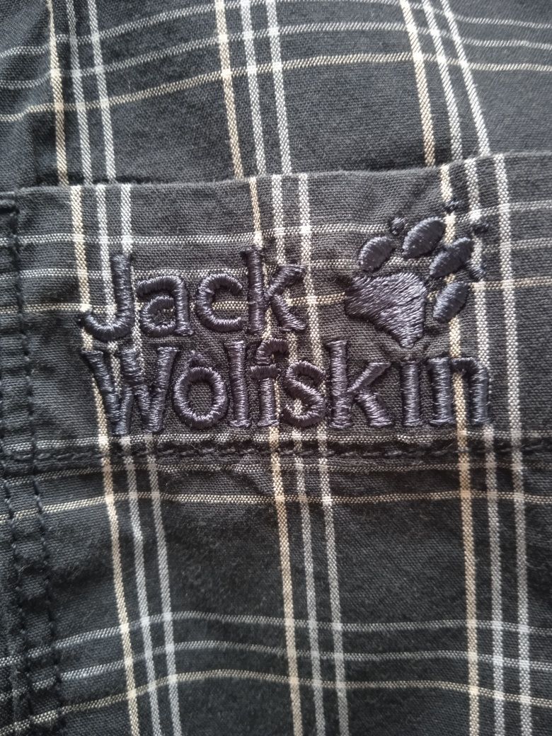 koszula w kratę Jack Wolfskin