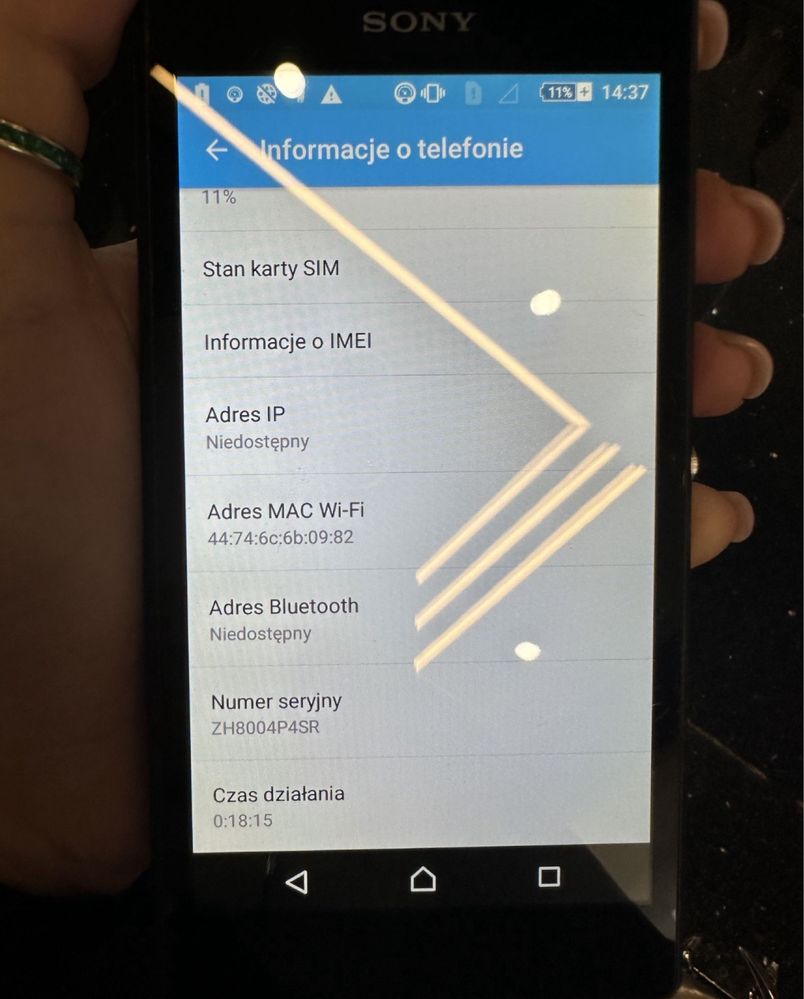 Telefon Sony Xperia d2303 smartphone w 100% sprawny