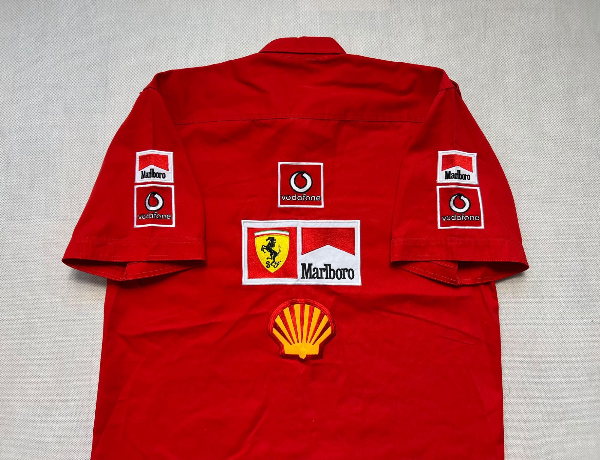 Rare Ferrari x Marlboro vintage 1996s vodafone racing nascar koszula