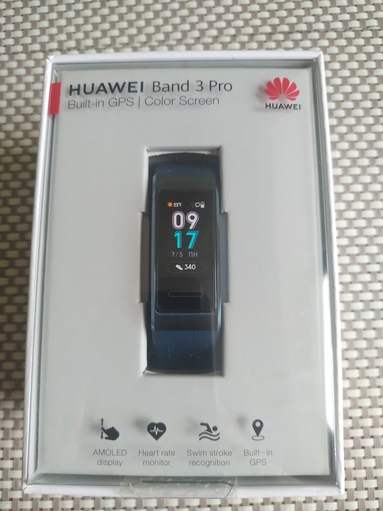 Huawei Band 3 pro GPS трекер