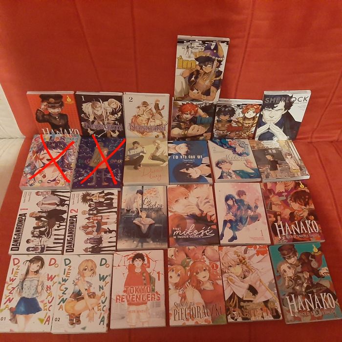 Książki Manga 23 szt.