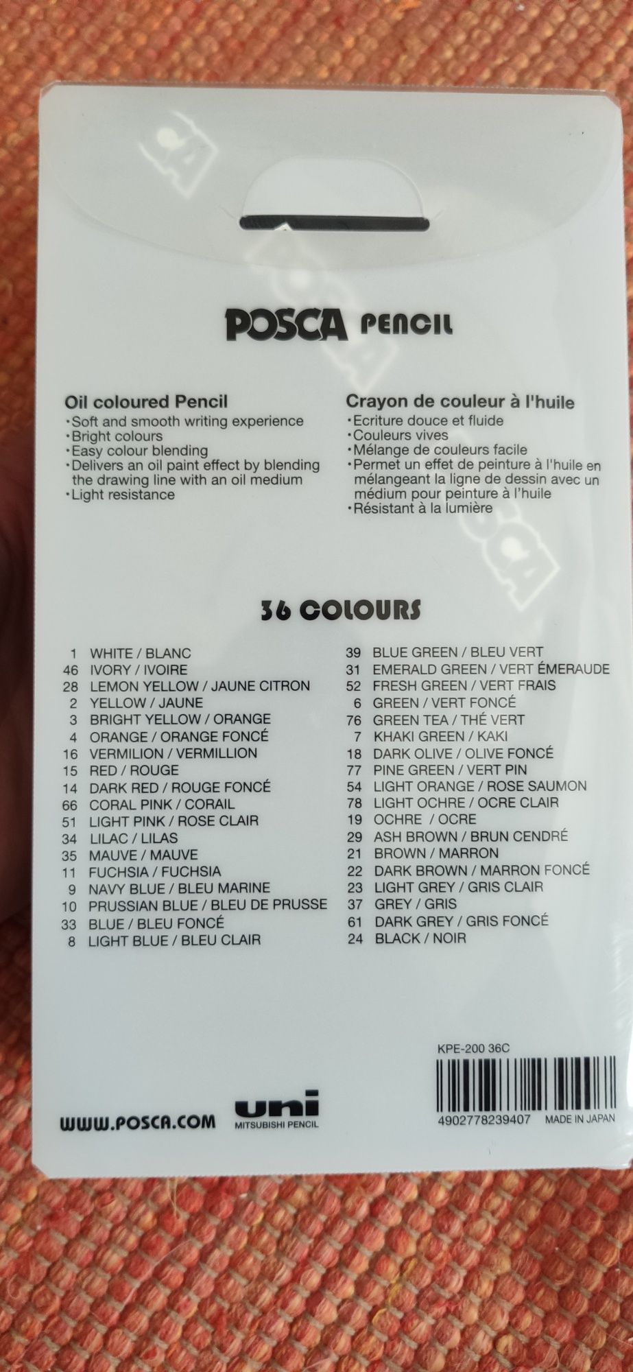 Caixa de 36 Posca Pencils