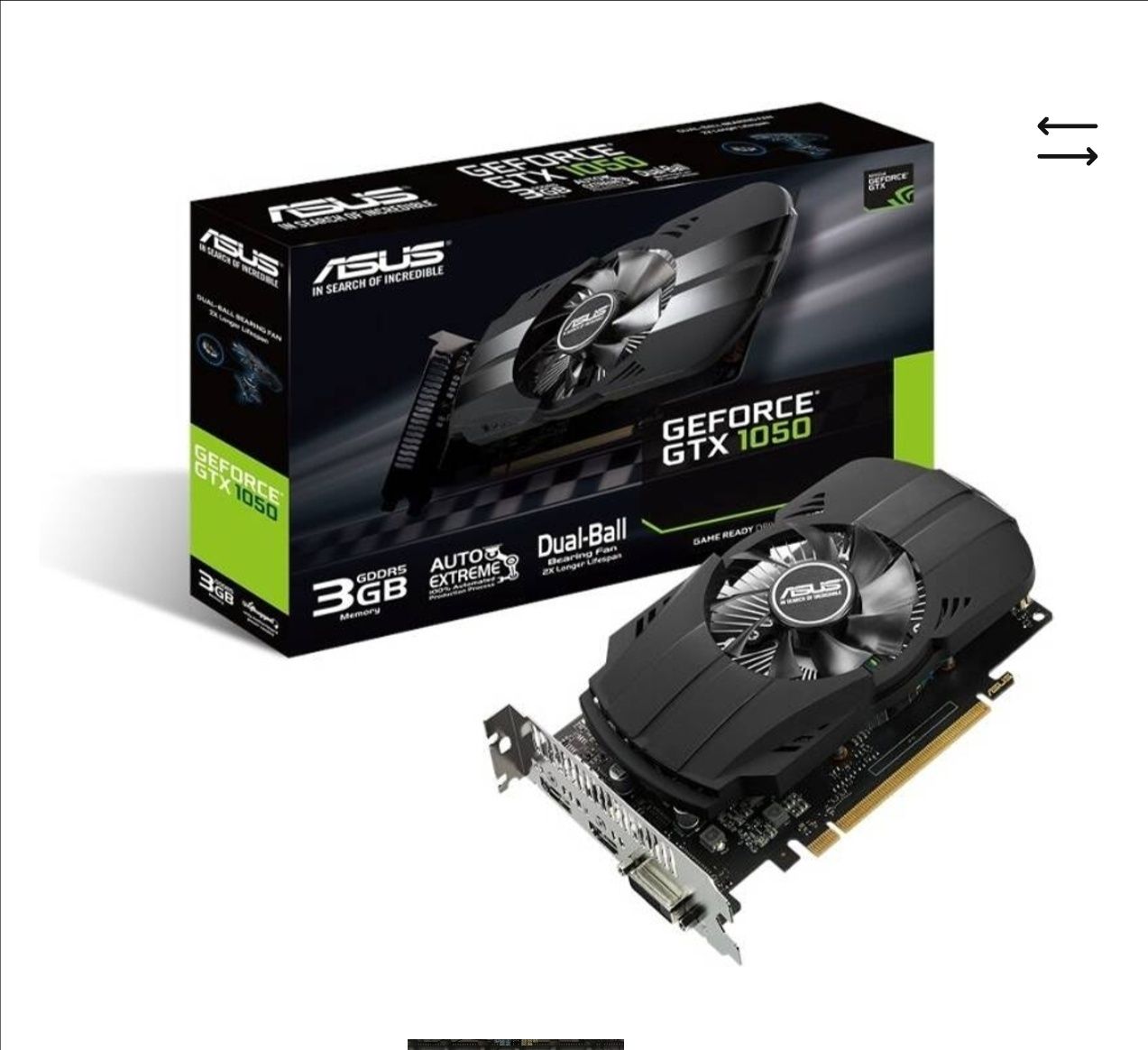 ASUS GTX 1050 2gb