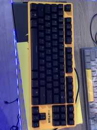 Клавиатура Hator Rockfall Evo TKL Optical Yellow