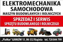 Elektromechanika ,  serwis  i naprawa  sprzętu rolniczego ,budowlanego
