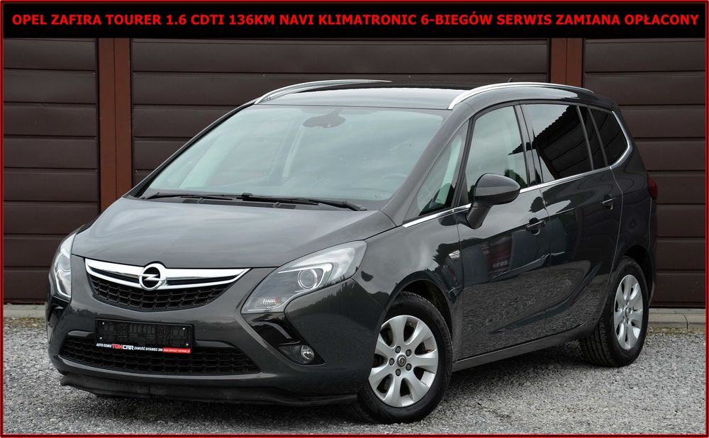 Opel Zafira Tourer C 1.6CDTI 136KM Navi Klimatronic Zamiana Serwis