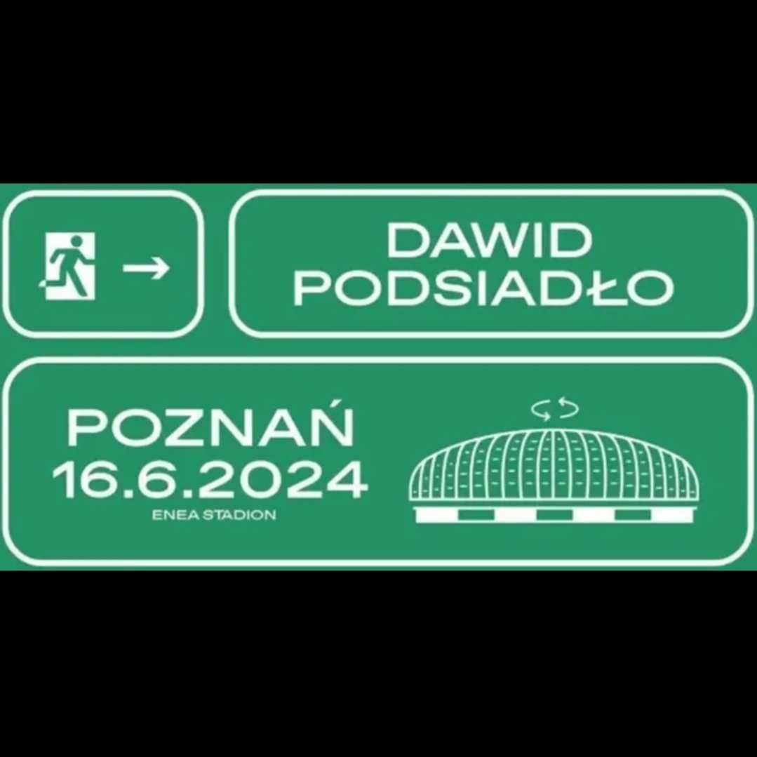 4 bilety na koncert Dawida Podsiadło 16/06 Poznań TRYBUNY