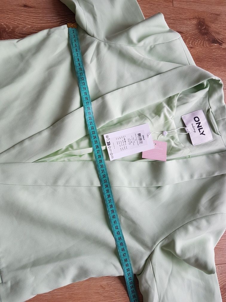 L 40 Only onlella blazer żakiet damski marynarka pastelowy zielony