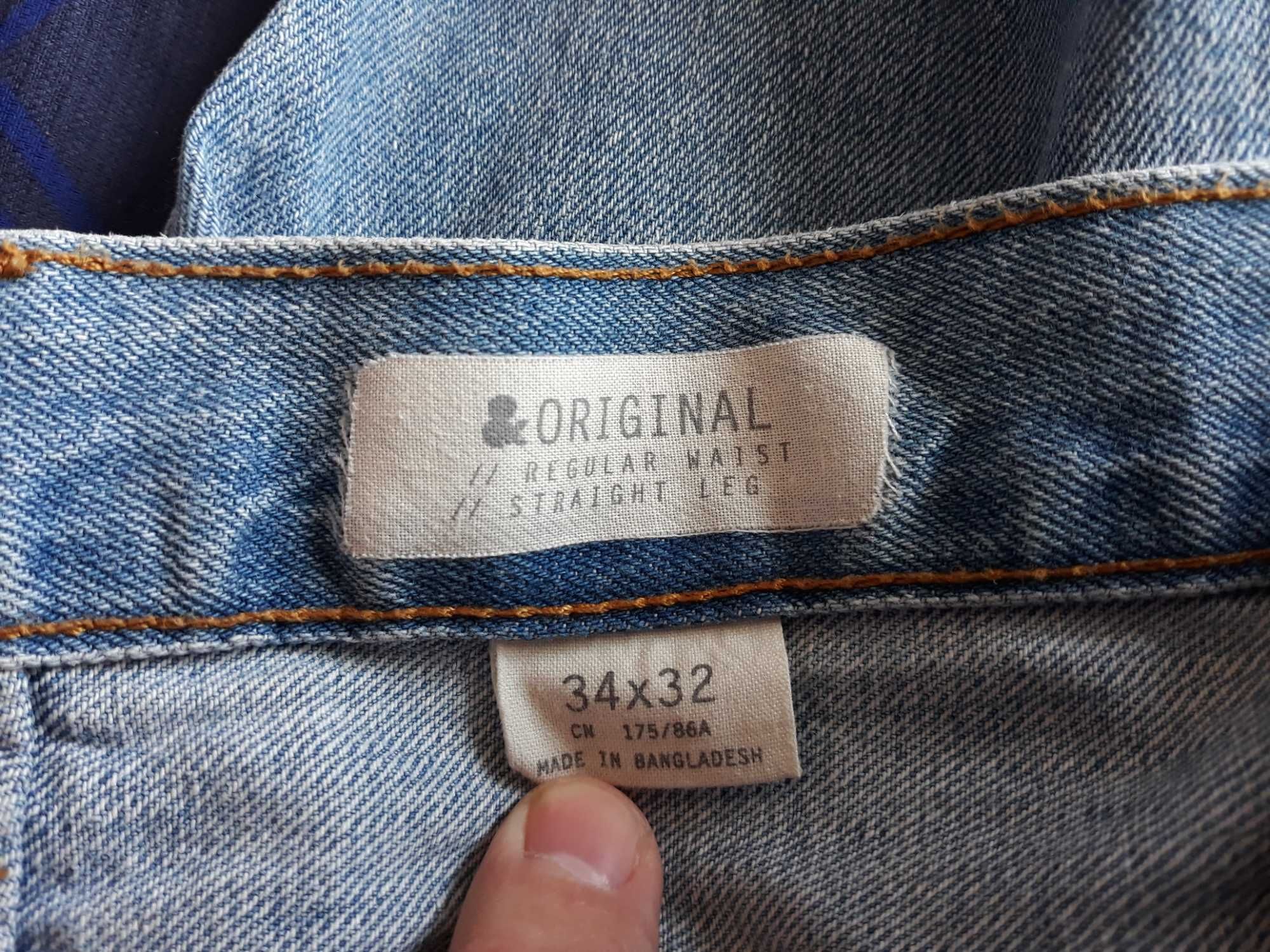 Spodnie jeansowe H&M rozmiar W34 L32