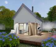 Domek z Paczki do Własnego Montażu – 35m²