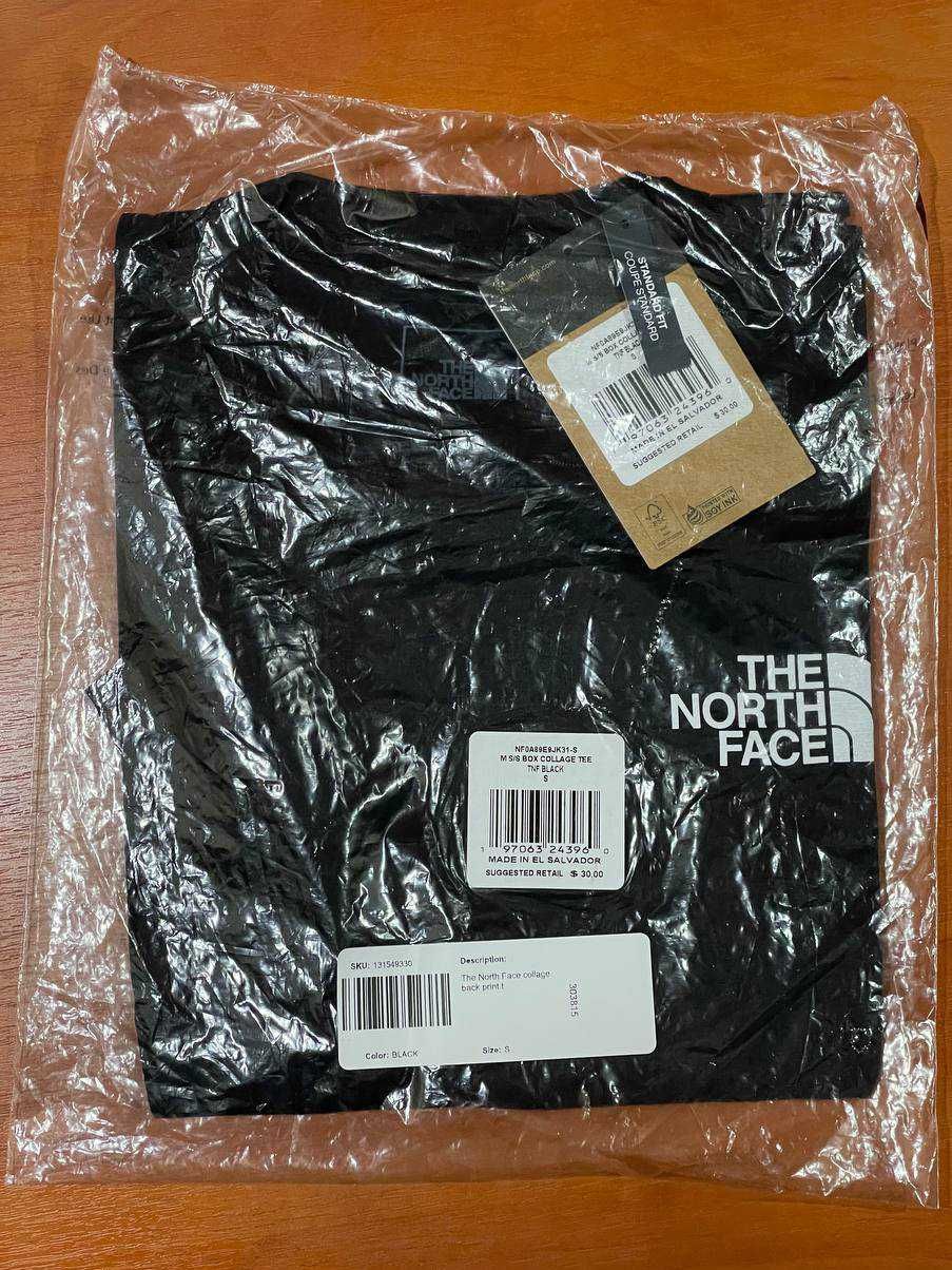 The North Face collage back print T-shirt футболка чоловіча оригінал S