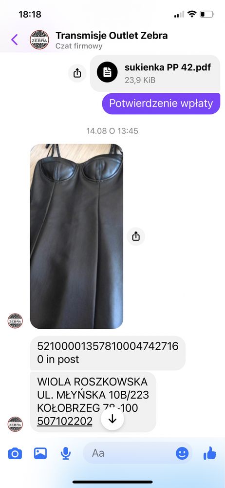 Sukienka Pinko Nowa